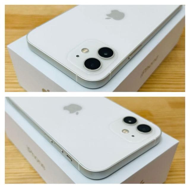 A 100% iPhone 12 128 GB SIMt[ zCg {  Ɠd/AV 