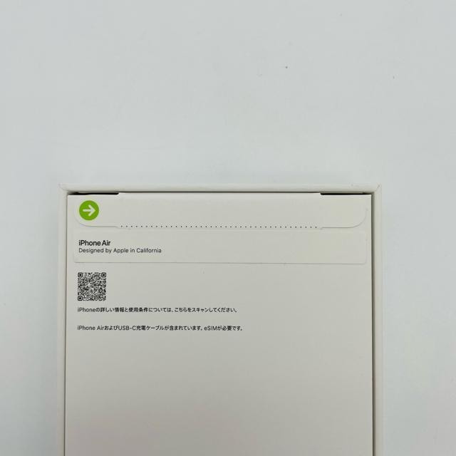 J iPhone Air 512 GB SIMt[ ubN {  Ɠd/AV 
