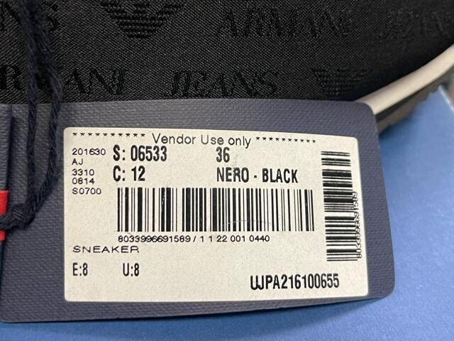 EMPORIO ARMANIiG|IA}[jjXj[J[ubN 26cm  uh 