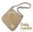 雑誌掲載【新品未使用】Daily russetディリーラシット●モノグラム柄ショルダーバッグ●Beigeベージュ
