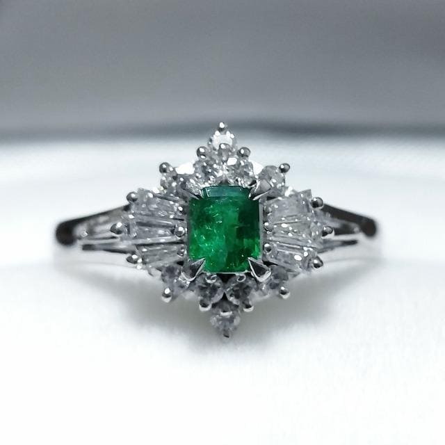 _Ch~Gh O Pt900 0.40ct 0.27ct 4.5g  ANZT[/v 