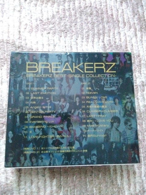 BREAKERZ BEST`SINGLE COLLECTION`  CD/DVD/rfI 