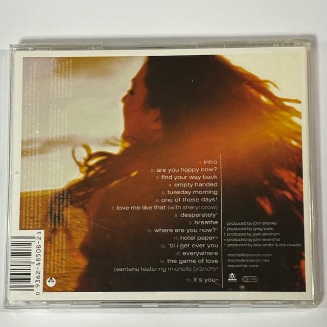 MICHELLE BRANCH / Hotel Paper  CD/DVD/rfI 