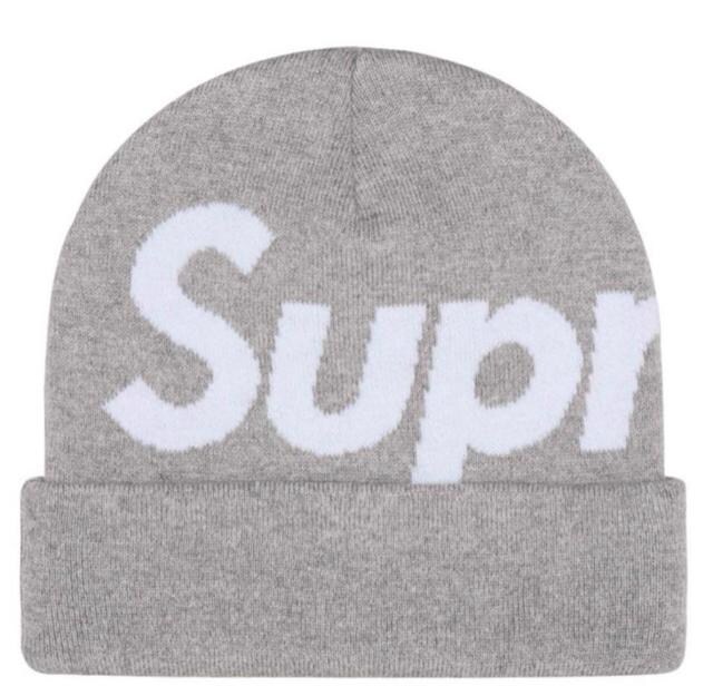 Supreme Big Logo Beanie Heather Grey 24fw Vv[ rbO S r[j[   uh 