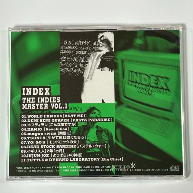 INDEX THE INDIES MASTER VOL.1  CD/DVD/rfI 
