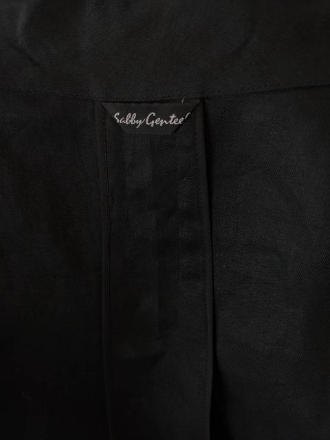 sabby genteel♥シャビージェンティール♥スタンドカラー麻ロングコート sabby genteel♥シャビージェンティール♥スタンドカラー麻
