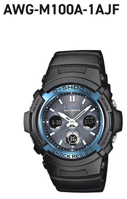 CASIO JVI G-SHOCK AWG-M100A-1AJF^t\[[ dg dg \[[}`oh6 h  
