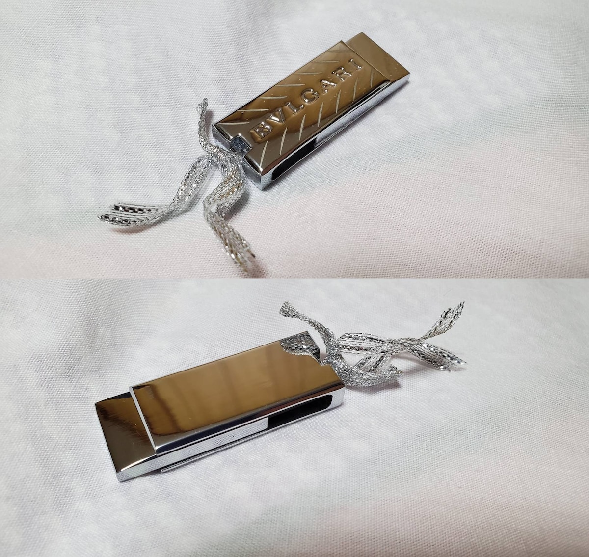 正規 非売品 ブルガリ ロゴエンブレムメタルUSBメモリー 2G ゴシックリーフ 正規 非売品 ブルガリ ブランドロゴエンブレム USBメモリー 2G