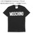 ☆MOSCHINO モスキーノ ホワイトロゴ プリント Tシャツ ロゴ/メンズ/48☆新作モデル