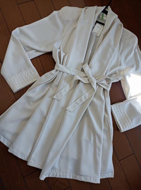 Peace 【希少 】ルナマティーノ ハーフコート (美品) 希少☆LUNA MATTINO☆前合わせコート☆男女☆素敵過ぎ☆綺麗