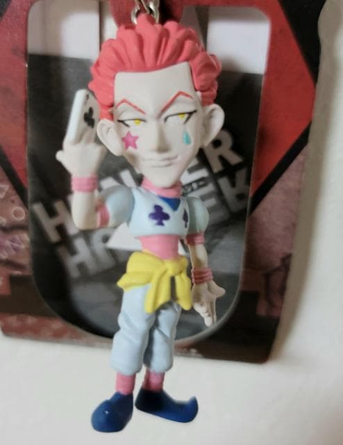 e➕HUNTER×HUNTER➕　C. ヒソカ・モロー　メタルキーホルダー HUNTER × HUNTER ヒソカ キーホルダー - メルカリ