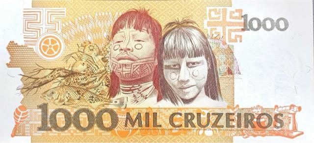 uW 1000CRUZEIROS 1990   zr[ 