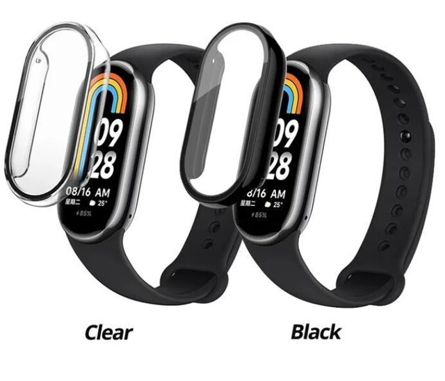 yQZbgz Xiaomi Smart Band 8 Jo[ tB̌^ P[X  Ɠd/AV 