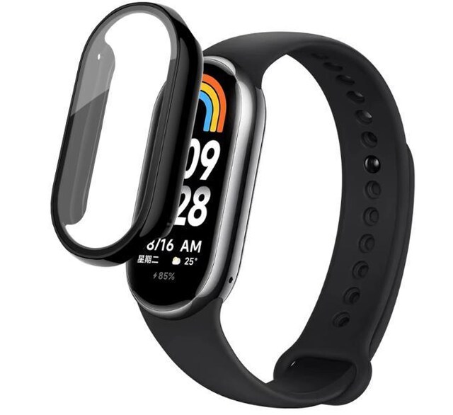 yQZbgz Xiaomi Smart Band 8 Jo[ tB̌^ P[X  Ɠd/AV 