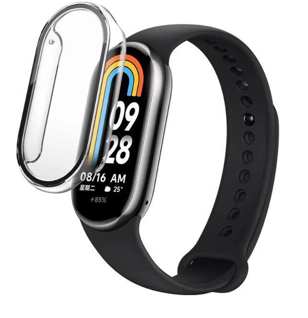 yQZbgz Xiaomi Smart Band 8 Jo[ tB̌^ P[X  Ɠd/AV 