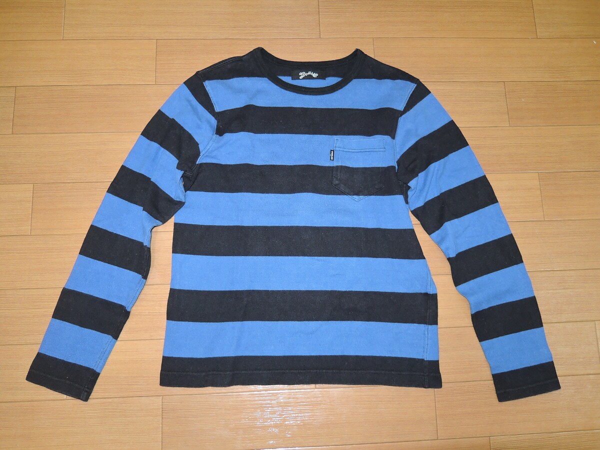 BLUEMARBLE ラインストーン 長袖 Tシャツ パープル S ロンT BLUEMARBLE ラインストーン 長袖 Tシャツ パープル S ロンTの