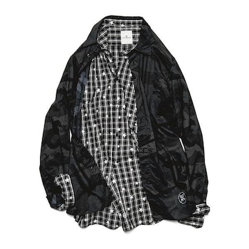 Vi uniform experiment DOUBLE LAYERD SHIRT 1  `FbN C[h Vc