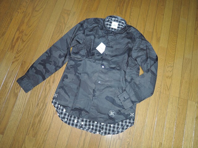 Vi uniform experiment DOUBLE LAYERD SHIRT 1  `FbN C[h Vc  uh 