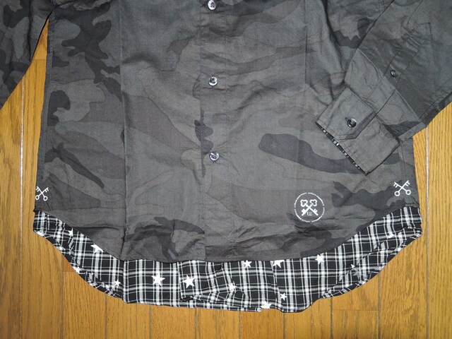 Vi uniform experiment DOUBLE LAYERD SHIRT 1  `FbN C[h Vc  uh 