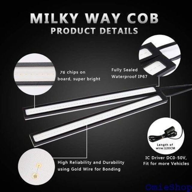 fBCgLED MILKY WAY~COB Px ^fUC ʃe[vt zCg 2{ CG[ 253  /oCN