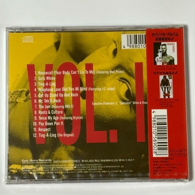Ji@SHABBA RANKS / ROUGH & READY VOL.2  CD/DVD/rfI 