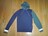 sacai サカイ × JOHN SMEDLEY ジョン スメドレー ニット切替 パーカー 1 紺緑 バイカラー 薄手 カットソー