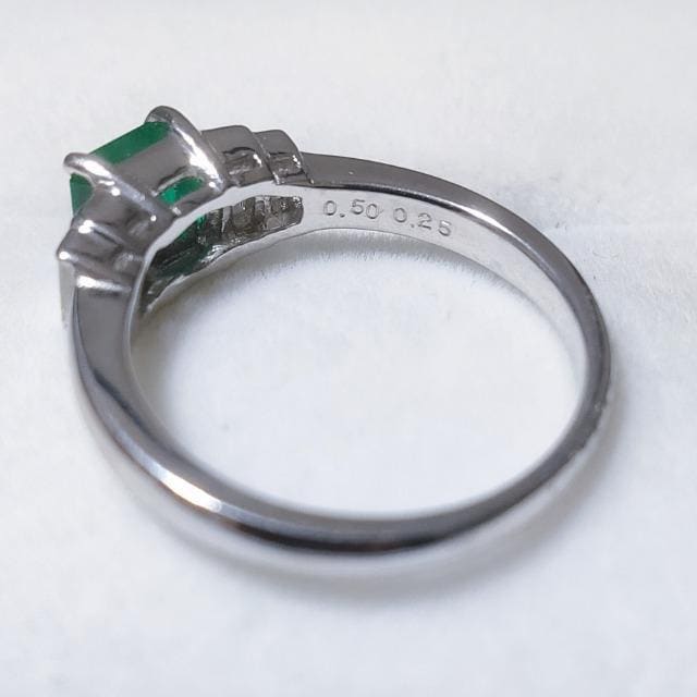 _Ch~Gh O Pt900 0.50ct 0.25ct 5.1g  ANZT[/v 