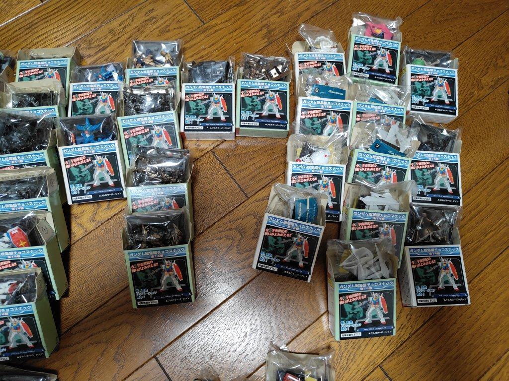 ガンダム 総集編 チョコスナック ミニフィギュア 55個 まとめ