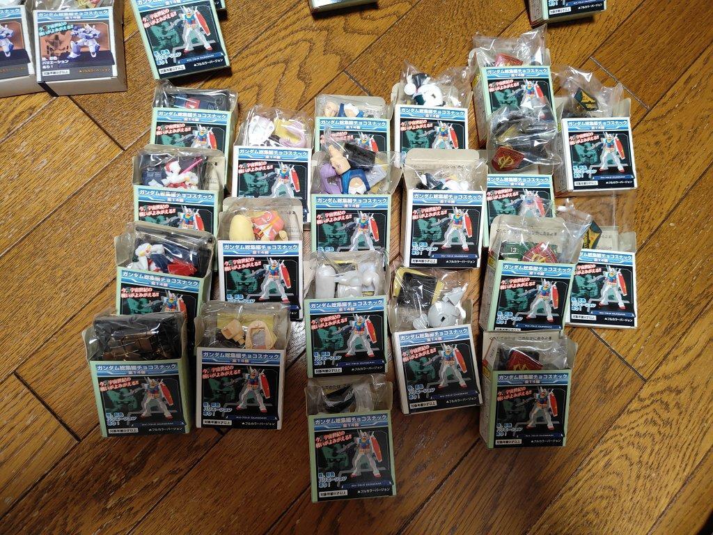 ガンダム 総集編 チョコスナック ミニフィギュア 55個 まとめ