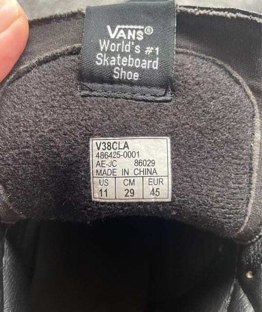 i@VANS @Y SK8-HI XP[gnC V38CLA M.BLACK XG[h/LoX@US11 supreme