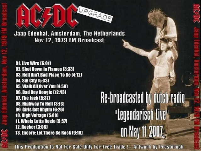 AC/DC - AMSTERDAM 1979. 1CD  CD/DVD/rfI 