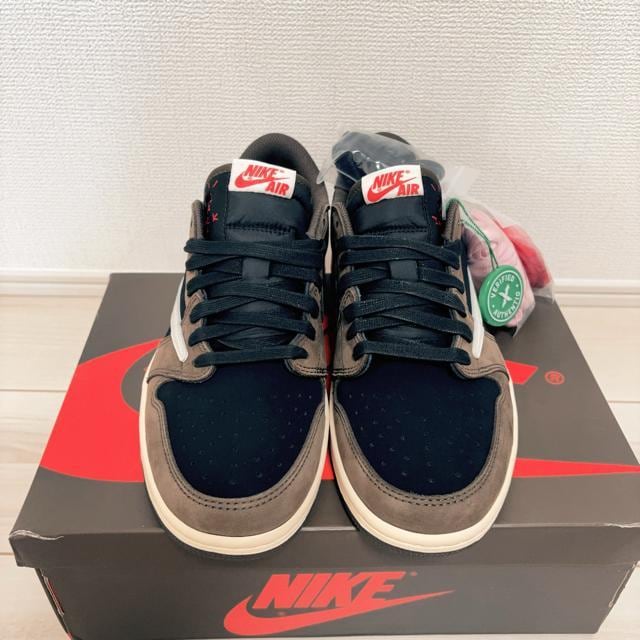 TRAVIS SCOTT~AIR JORDAN1LOW OG "MOCHA"26.5cm   uh 