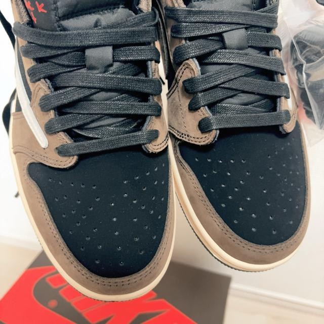 TRAVIS SCOTT~AIR JORDAN1LOW OG "MOCHA"26.5cm   uh 