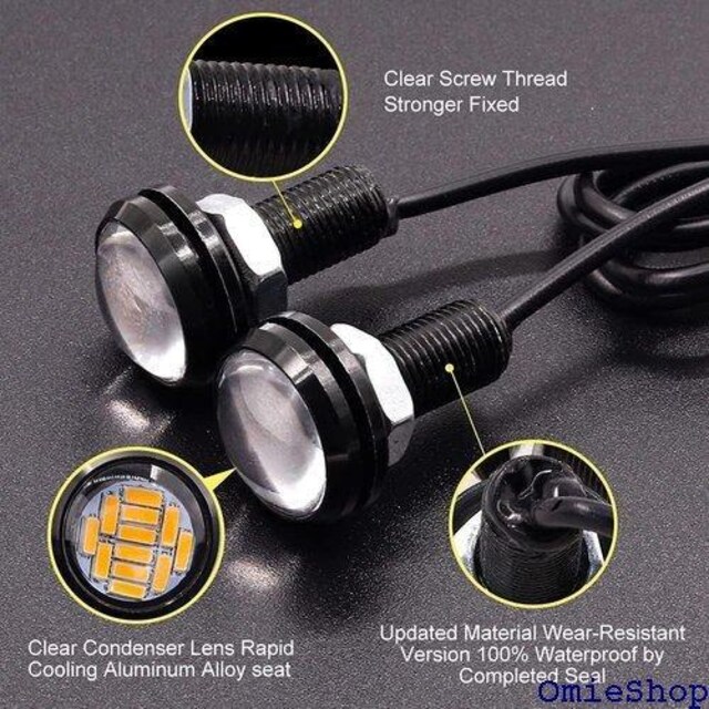 X-STYLE LEDfCCg C[OAC 12V h Px ߍ݌^ X|bgCg 4 CG[ 940  /oCN