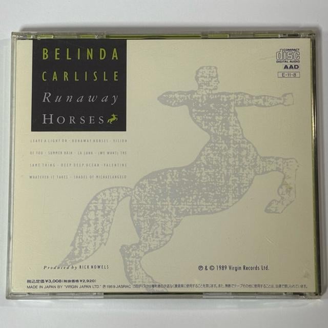 Carlisle, Belinda / Runaway Horses  CD/DVD/rfI 