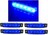 LED 6連 サイドマーカー ブルー 24V 4個