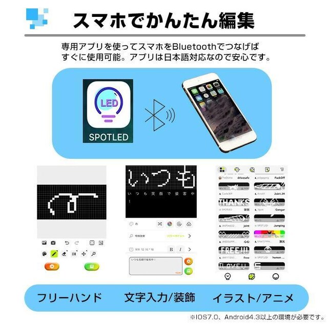 LEDl[v[g Bluetooth X}zAg  J[L  CeA/Ct 
