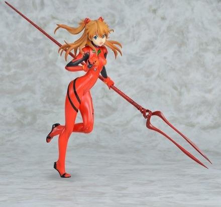 アスカ・ラングレー フィギュア カシウスの槍付き エヴァンゲリオン ヱヴァンゲリヲン新劇場版』よりカシウスの槍を掲げた「アスカ