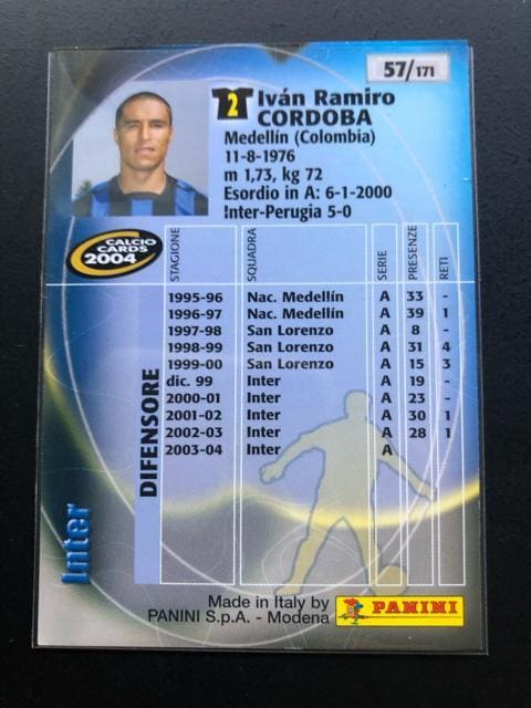 QOOScalcio PANINI/NO-TVEinterEIvan RamiroECORDOBA  g[fBOJ[h 