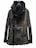 ViKMRII Hooded Twill Boa Coat BLACK~KHAKI 2