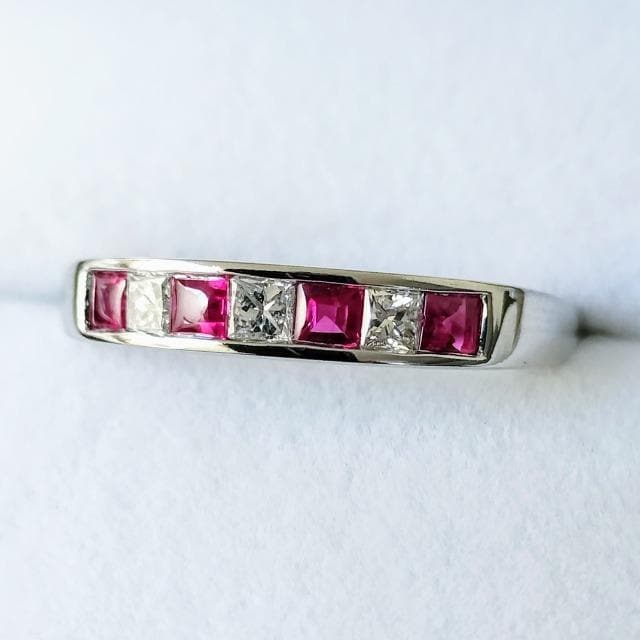 _Ch~r[ ꕶ G^jeB O Pt900 0.41ct 0.18ct 4.7g  ANZT[/v 