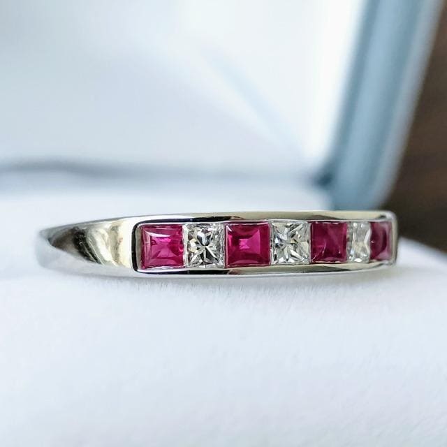 _Ch~r[ ꕶ G^jeB O Pt900 0.41ct 0.18ct 4.7g  ANZT[/v 