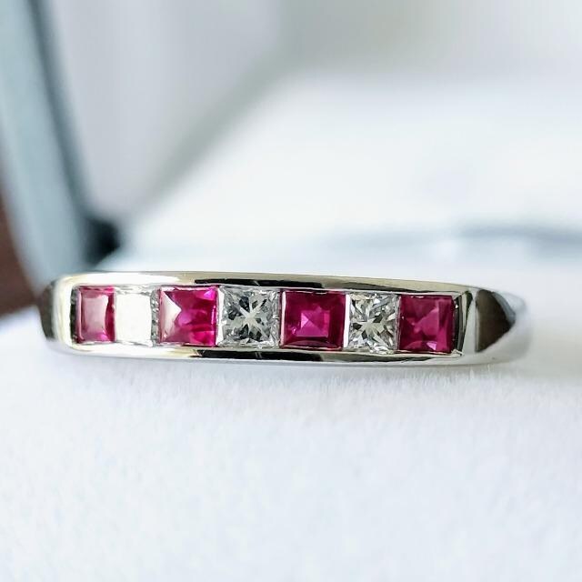 _Ch~r[ ꕶ G^jeB O Pt900 0.41ct 0.18ct 4.7g  ANZT[/v 