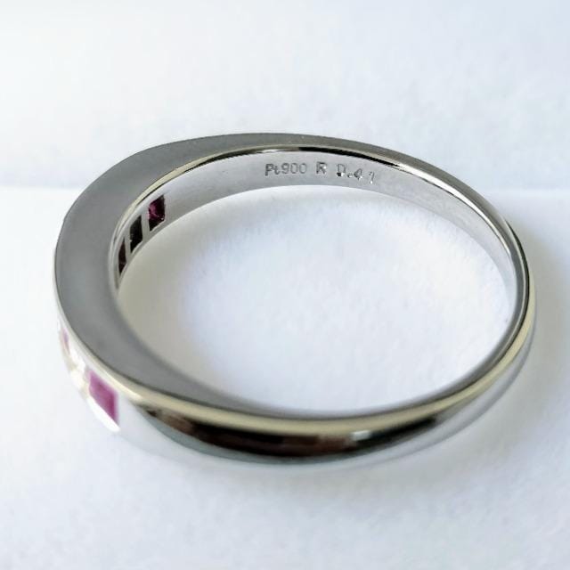 _Ch~r[ ꕶ G^jeB O Pt900 0.41ct 0.18ct 4.7g  ANZT[/v 