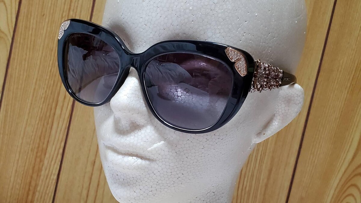 【美品】BVLGARI ブルガリ サングラス カメリアフラワー 8172-B-F BVLGARI - 正規限定 ブルガリ カメリア ラグジュアリーフラワー
