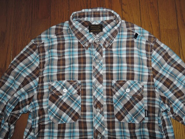 NEIGHBORHOOD lCo[tbh V `FbNVc M Vc  ESTABLISH.CHECK SHIRT  uh 