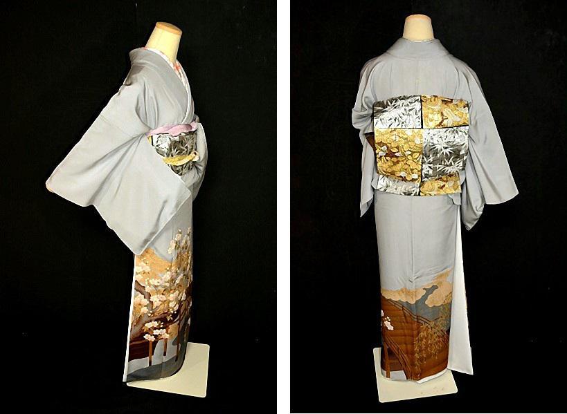 色留袖 最高峰 新品同様 皇室デザイナー 中村乃武夫 花文 3つ紋