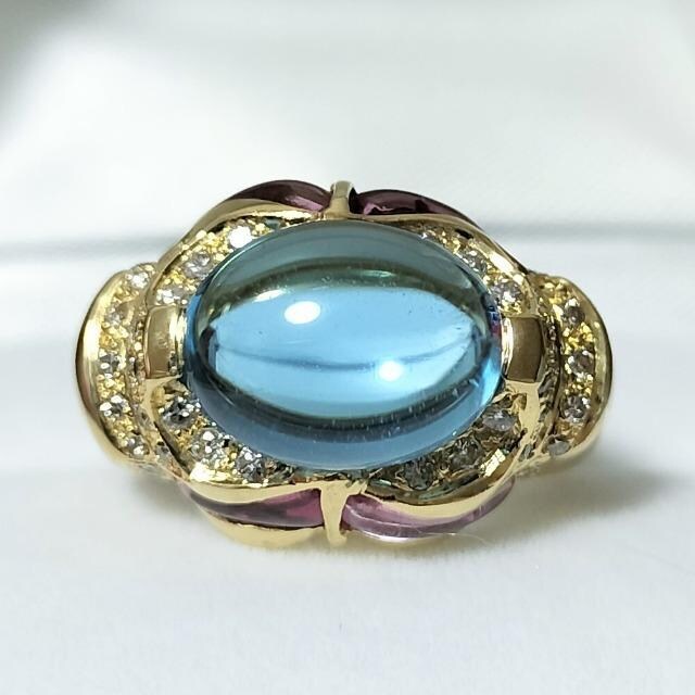 _Ch~u[gp[Y~sNg} O K18YG 5.41ct 0.27ct 9.2g  ANZT[/v 