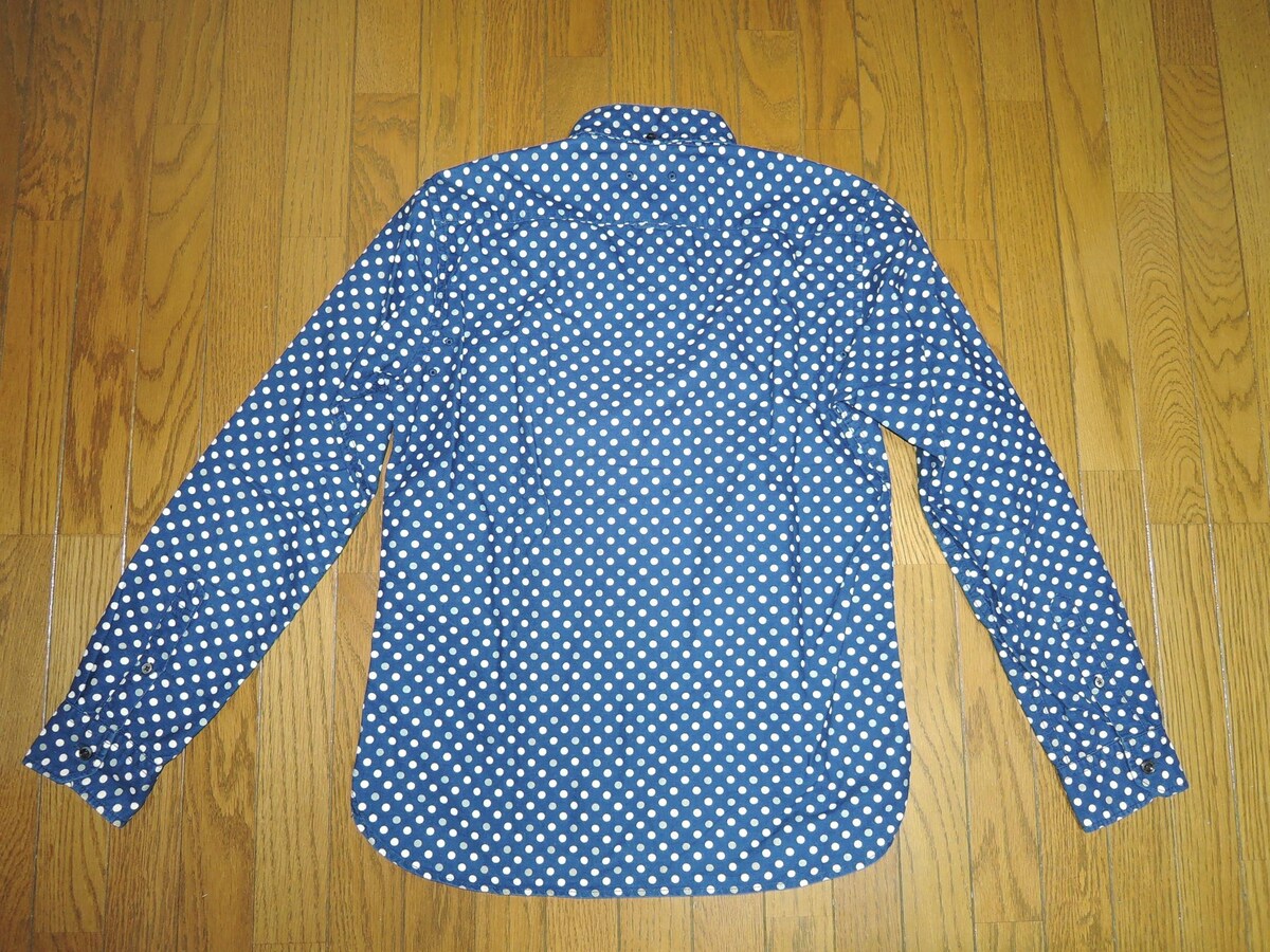 【美品/XL】SOPHNET.　ソフネット　デニムシャツ　ドット　インディゴ SOPHNET. ソフネット ドット柄シャツ S 長袖シャツ インディゴ