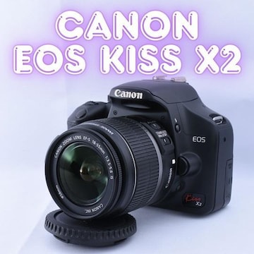 i Canon EOS Kiss X2 U␳tYZbgCANON EF-S 18-55mm f3.5-5.6 IS